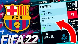 A NEW BEGINNING🔥  FIFA 22 Barcelona Career Mode EP1 [upl. by Nivac]