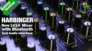 NEW Audio Mixer from Harbinger LV14 14Channel Analog Mixer with Bluetooth FX amp USB Audio [upl. by Htebezile102]