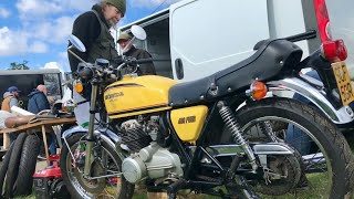 ARDINGLY A Look Around Outside at SOUTH of ENGLAND Vintage Classic Motorcycle Show amp Bike Autojumble [upl. by Ecnarrat870]