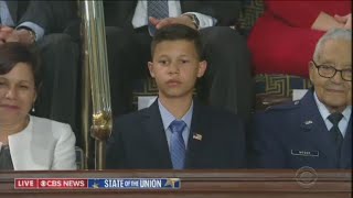 Gen Charles McGee honored alongside greatgrandson at State of the Union [upl. by Aremus]