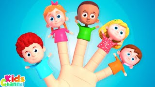 Finger Family Song  More Learning Rhymes for Kids [upl. by Ennaej797]