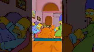 Homer skips church for the first time simpsons shorts [upl. by Dimphia]