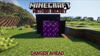 I Made Secret Nether In Minecraft [upl. by Shana]