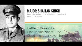 Param Vir Chakra Major Shaitan Singh [upl. by Dlonyer]