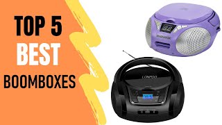 Boomboxes Reviews  Top 5 Best Boomboxes 2021 [upl. by Lita80]