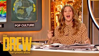 Drew Launches The Drew Barrymore Show’s First Episode with Drew’s News [upl. by Eberly]