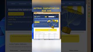 Download and Installation of python IDE and use  shorts python [upl. by Nauqel747]