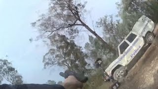 Bodycam Australian Officer Runs For His Life While Being Shot At By 3 Gunman That Killed 2 Officers [upl. by Narol]