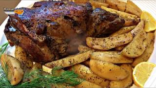 ROASTED LEG OF LAMB WITH POTATOES50th VIDEO SPECIAL [upl. by Radford]