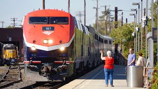 Roseville Railfanning Day 6 New paint and old paint [upl. by Masson]