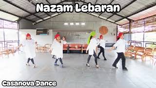 Nazam Lebaran Line Dance Choreo by Roro Line Dance INA Demo  Casanova Dance INA [upl. by Neslund732]