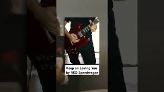 Reo Speedwagon  Keep on Loving You GUITAR SOLO [upl. by Suivatnom604]