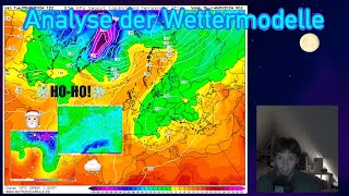 Kühler und nasser Mitte November Teil II Weihnachtsprognose 🎅🏻❄️  Analyse Wetterkarten wetter [upl. by Nalac]