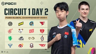 PUBG Global Championship 2024 Circuit 1 DAY 2 [upl. by Adorl306]