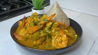 How to cook fisherman native soup without breaking the bank Nigerian food [upl. by Jandy531]