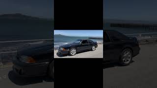 I love it when we’re cruising together Fort Point San Francisco 🌉 mustang foxbody ford sf [upl. by Yhtomot948]