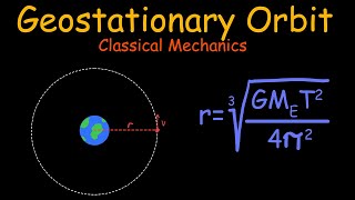 How to calculate Geostationary Orbit  PHYSICS [upl. by Erdnaid]