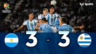 Argentina 33 Uruguay  Preolímpico Sudamericano Sub23 Venezuela 2024 [upl. by Aniled859]