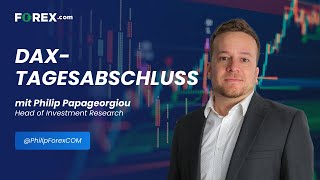 DAXTagesabschluss Bearisches Momentum amp wichtige Unterstützungslevel – Marktanalyse  FOREXcom [upl. by Burnight]