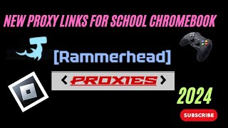 New Proxies For School Chromebook September 2024  RAMMERHEAD [upl. by Schifra714]