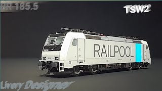 BR1855 TSW2 Livery Designer Railpool lackierung [upl. by Ynnaf]