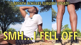 Achilles Rupture Surgery 3 Month Update  Speed Bridge  Physical Therapy  Recovery  Consistency [upl. by Eruza]