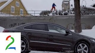 Anders Backe hjelper Jan Erik Larssen å teste Mercedes CLA Audi AF og Volkswagen CC [upl. by Notgnirrac]