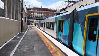 Outbound X’trapolis train at the brand new Ringwood East Station on the Lilydale Line [upl. by Eirtemed60]