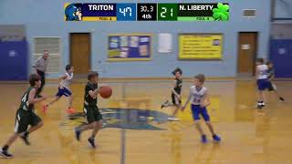 North Liberty at Triton  5th Grade Boys Middle School Basketball 🏀 1252022 [upl. by Elleirua]