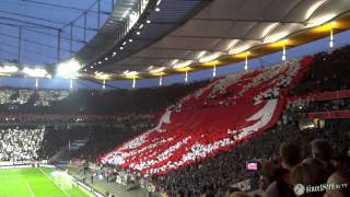 290813  EUROPACUP Choreo  Eintracht Frankfurt  Qarabag FK [upl. by Sorodoeht311]