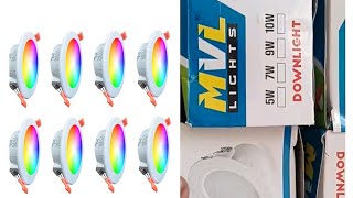 MVL led ceiling light 7in1 colour 10watt [upl. by Trebmal]