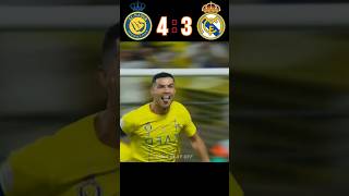 Al Nassr 🆚 Real Madrid 43 imaginery match highlights shorts football youtube ronaldo mesi [upl. by Angi]