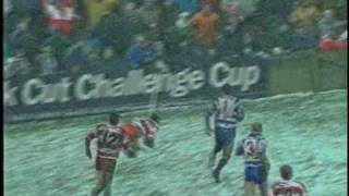 Halifax v Wigan  1993 Challenge Cup Quarter Final [upl. by Adlei]