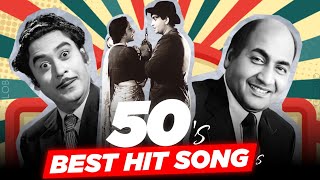 Top 50 Songs Of 50s Era  Best Evergreen Songs Of 1950  Old Bollywood Songs [upl. by Maidie]