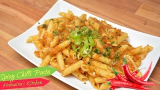 Pasta Masala Recipe Spicy Chilli Masala  Pakistani  Indian Style  Humairas Kitchen [upl. by Patsy]