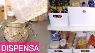 ORGANIZZAZIONE CASA  Organizzo la dispensa con Ikea  Trucchetti facili in cucina [upl. by Silirama]