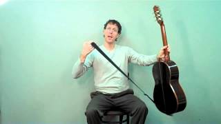 Classical Guitar Strap Lesson [upl. by Lladnyk]