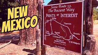 Highway 53 Ancients Way Scenic Byway Grants New Mexico [upl. by Merci]