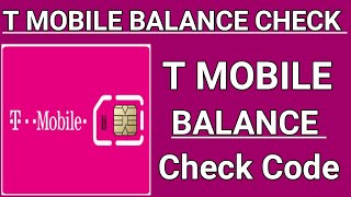 How do I check my TMobile balance  tmobile balance check number [upl. by Fermin904]