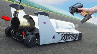 Breaking a WORLD SPEED Record with an RC Car [upl. by Sukey]