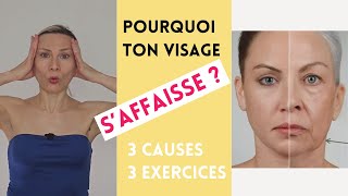 Pourquoi ton visage saffaisse  3 causes et 3 exercices [upl. by Hamimej]