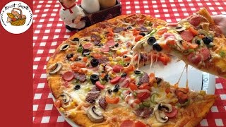 4 Milyon Kişi Tarafından İzlenen En Lezzetli Pizza Tarifi  Evde Pizza hamuru nasıl yapılır [upl. by Jeniffer]