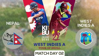 Nepal Vs West Indies A  Tour of Nepal  Kantipur Max HD LIVE  Match 02  28 April 2024 [upl. by Xerxes933]