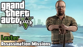 GTA 5 Lester  ALL 5 Assassination Missions  PS5 [upl. by Clifford826]