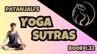 Patanjalis Yoga Sutras 132 A Single Subject patanjali yogasutras [upl. by Seumas]