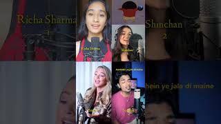 Aayi Nai Stree 2  Whos Best Cover By Richa Sharma vs Shinchan vs Emma vs Tejmuzik  Angel Raf [upl. by Aleunam]