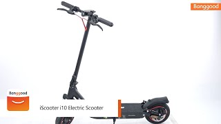 Unboxing iScooter i10 Electric Scooter  Shop on Banggood [upl. by Ataner]