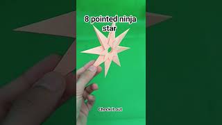 how to do a 8 pointed ninja star [upl. by Tom]