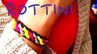 Rotini Bracelet Rainbow Loom Tutorial How To easy facile français [upl. by Barling]