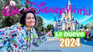 Lo NUEVO en DISNEY WORLD 2024 🏰 Atracciones plan de comidas y más [upl. by Peckham472]